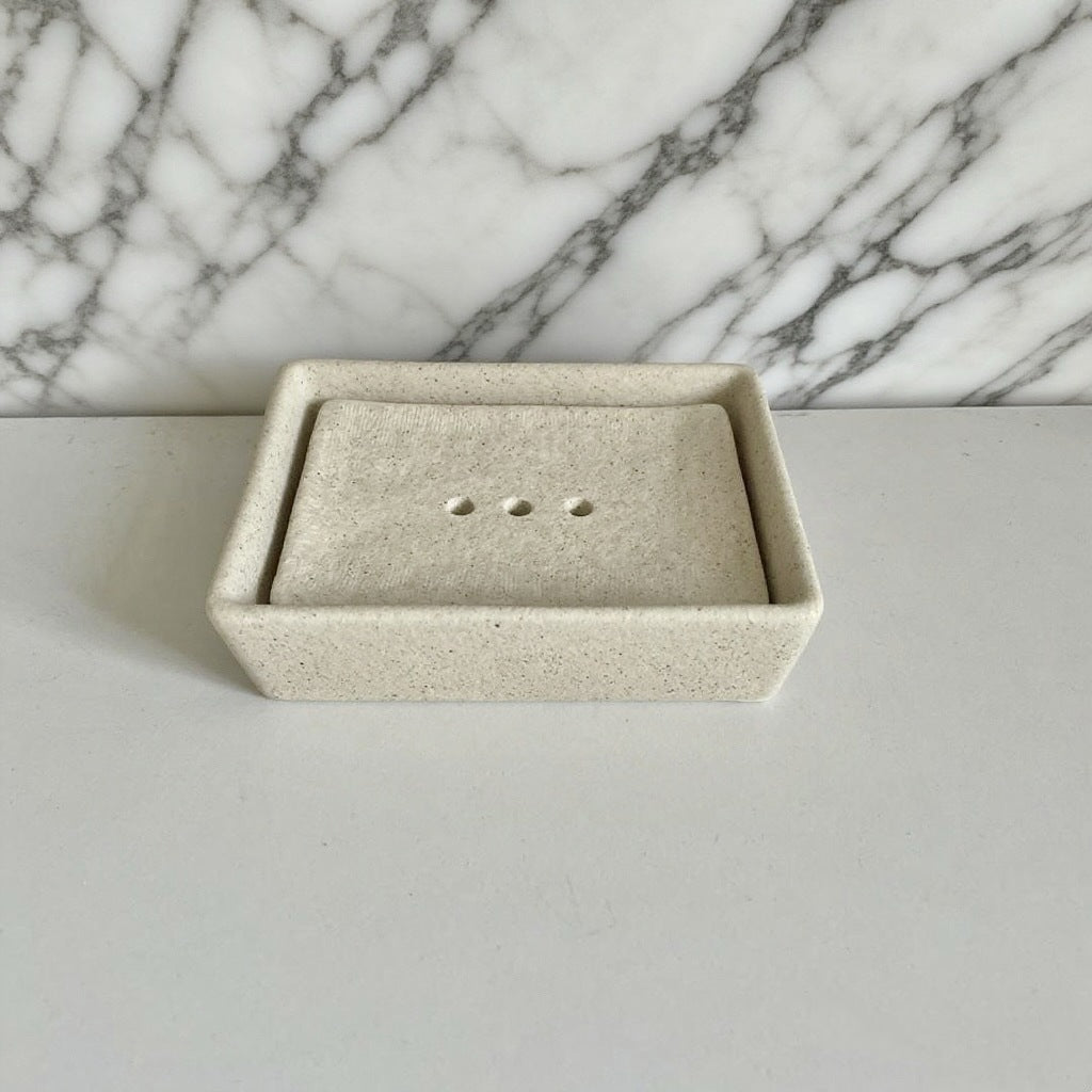 Elegant Sandstone Soap Dish 0