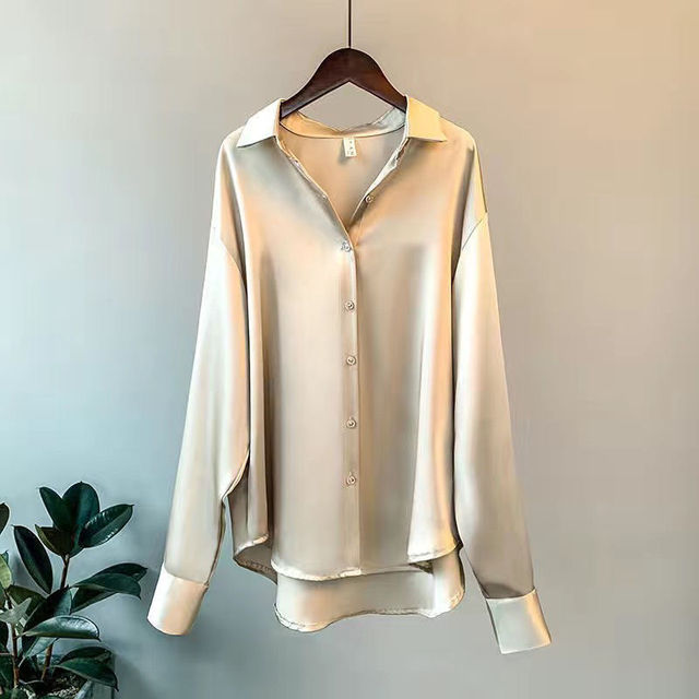 Elegant Satin Blouse for Women 0