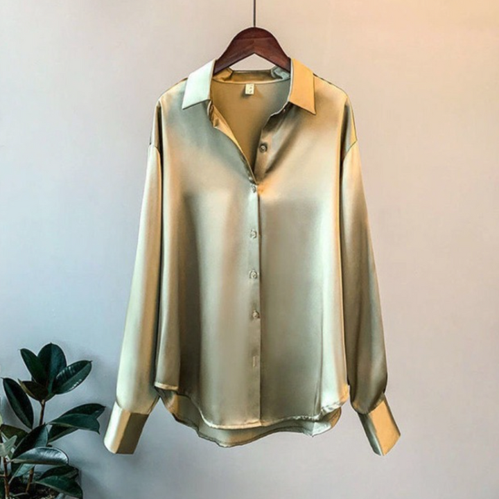 Elegant Satin Blouse for Women 1