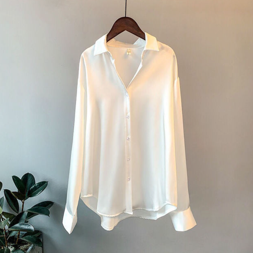 Elegant Satin Blouse for Women 3