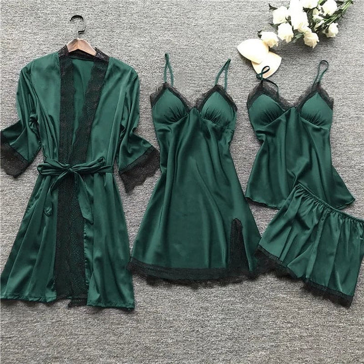 Elegant Satin Pajama Set 1