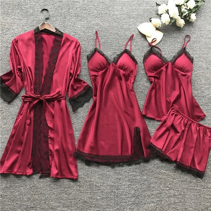 Elegant Satin Pajama Set 3