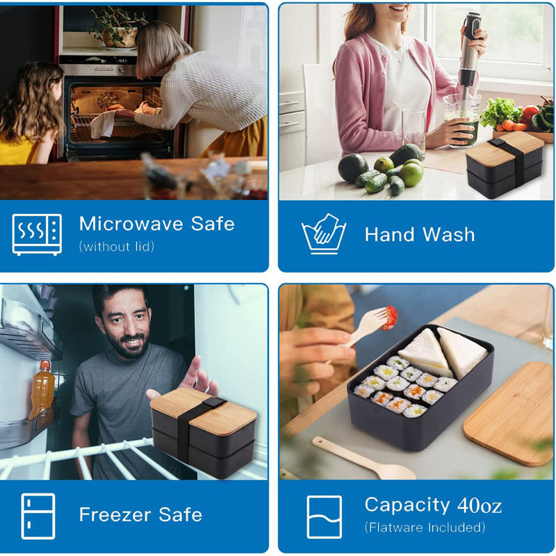 Elegant Stackable Bento Box 2