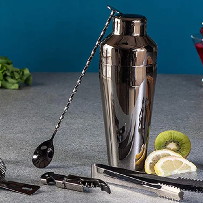Elegant Stainless Steel Cocktail Shaker Set 2