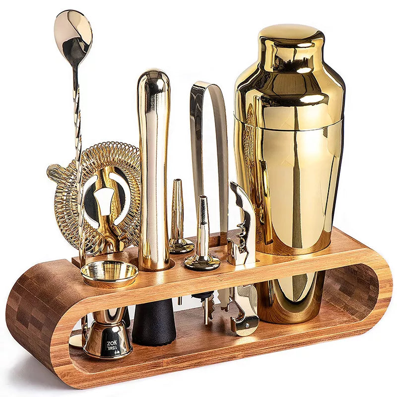 Elegant Stainless Steel Cocktail Shaker Set 8