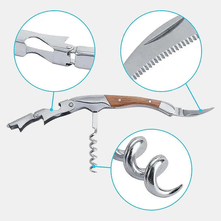 Elegant Stainless Steel Wine Key 2