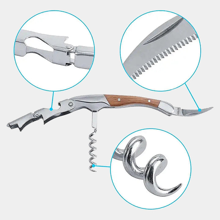 Elegant Stainless Steel Wine Key 2