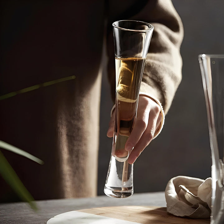 Elegant Tapered Drinking Glasses 0