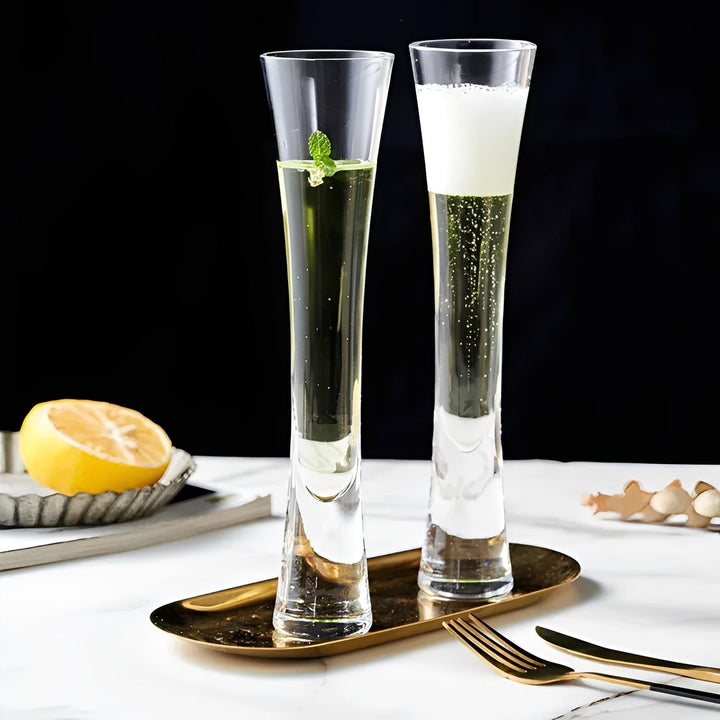 Elegant Tapered Drinking Glasses 3