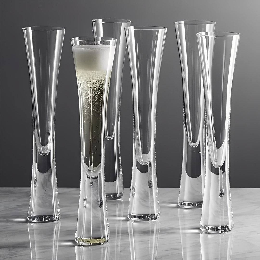 Elegant Tapered Drinking Glasses 4