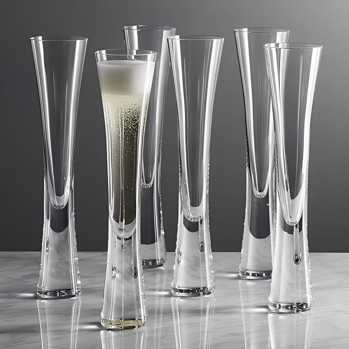 Elegant Tapered Drinking Glasses 4