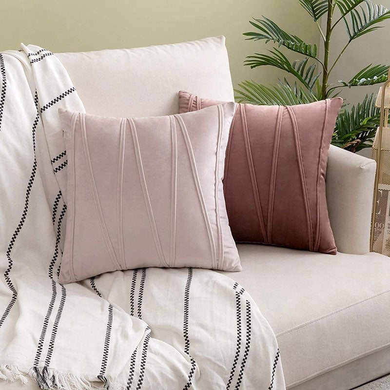 Elegant Velvet Couch Cushion Covers 1