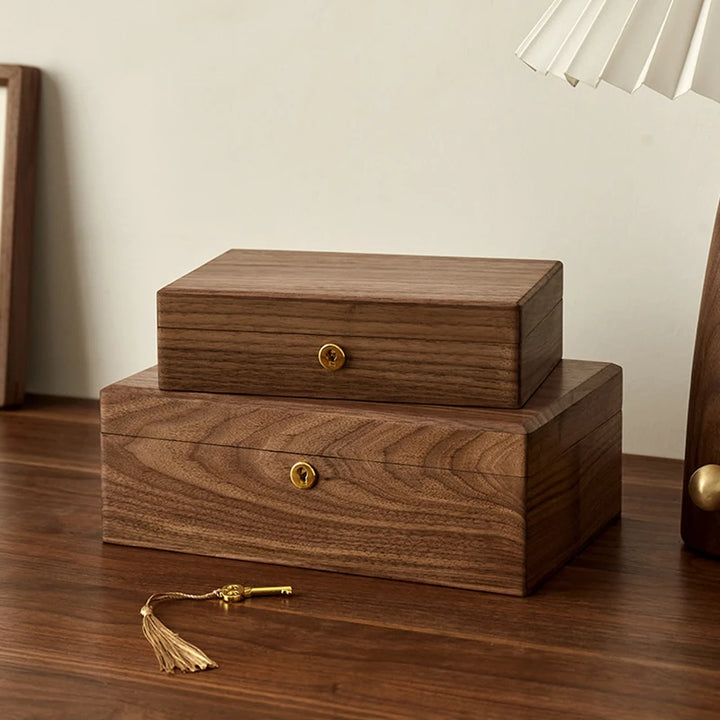 Elegant Walnut Jewelry Box 1