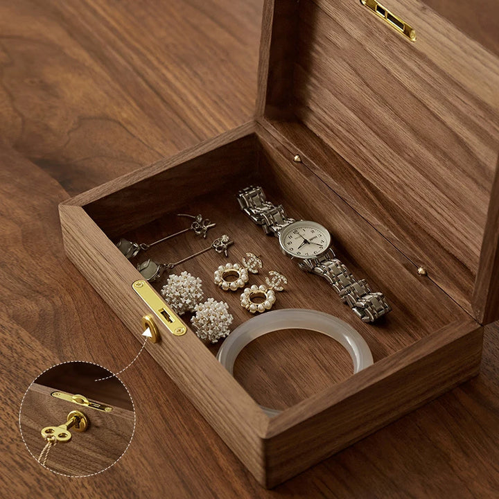 Elegant Walnut Jewelry Box 2