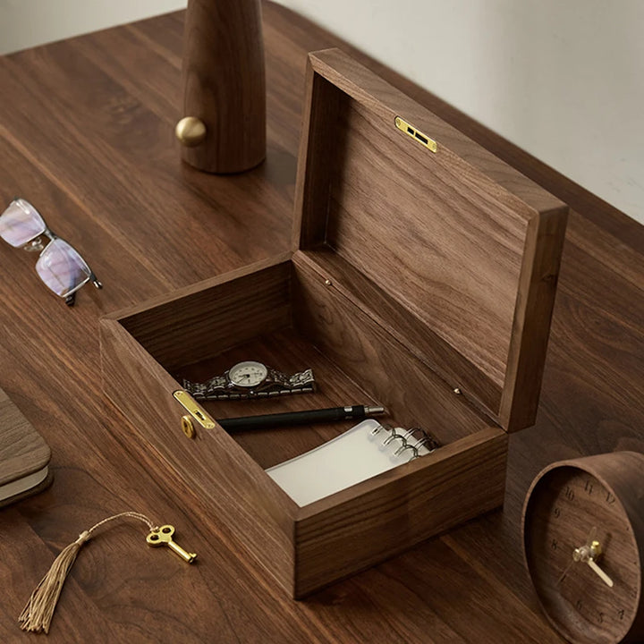 Elegant Walnut Jewelry Box 5