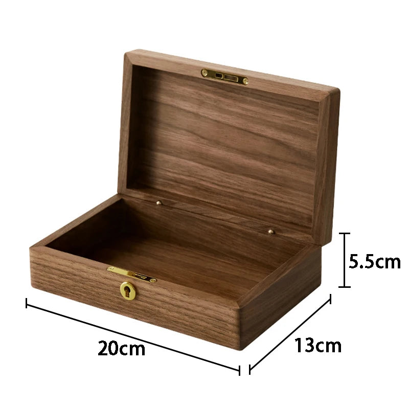 Elegant Walnut Jewelry Box 6