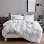 Elegant White Duvet Cover Set 10