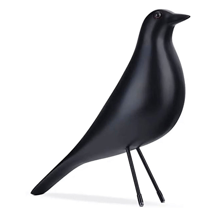 Elegant Wooden Bird Ornament 0