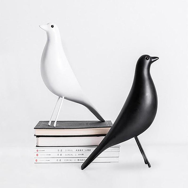 Elegant Wooden Bird Ornament 1