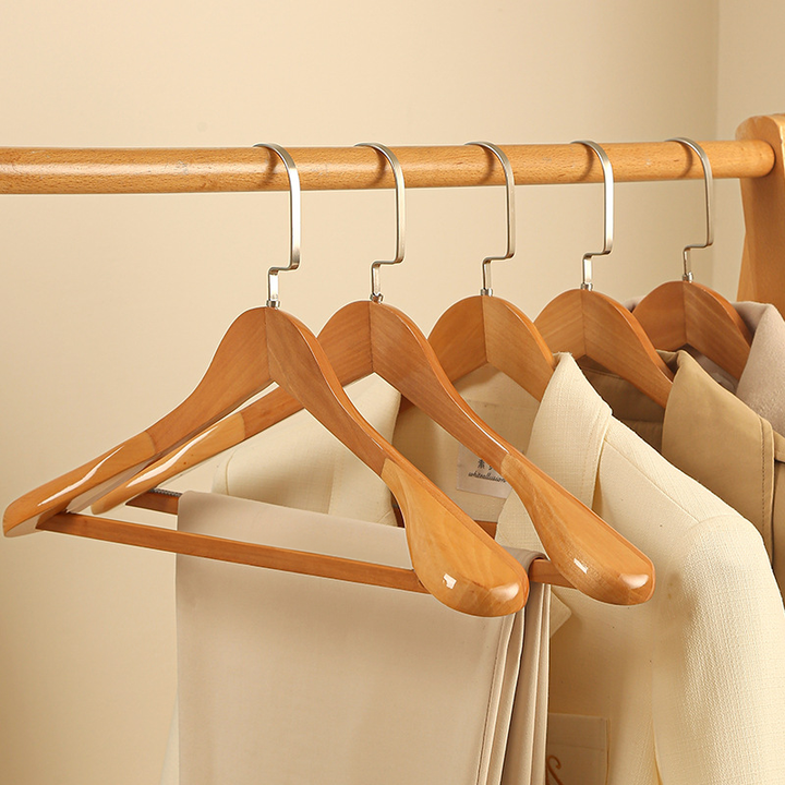 Elegant Wooden Clothes Hangers 5