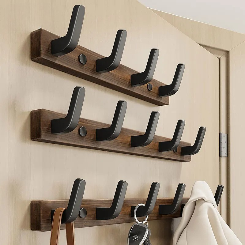 Elegant Wooden Wall Hooks 0