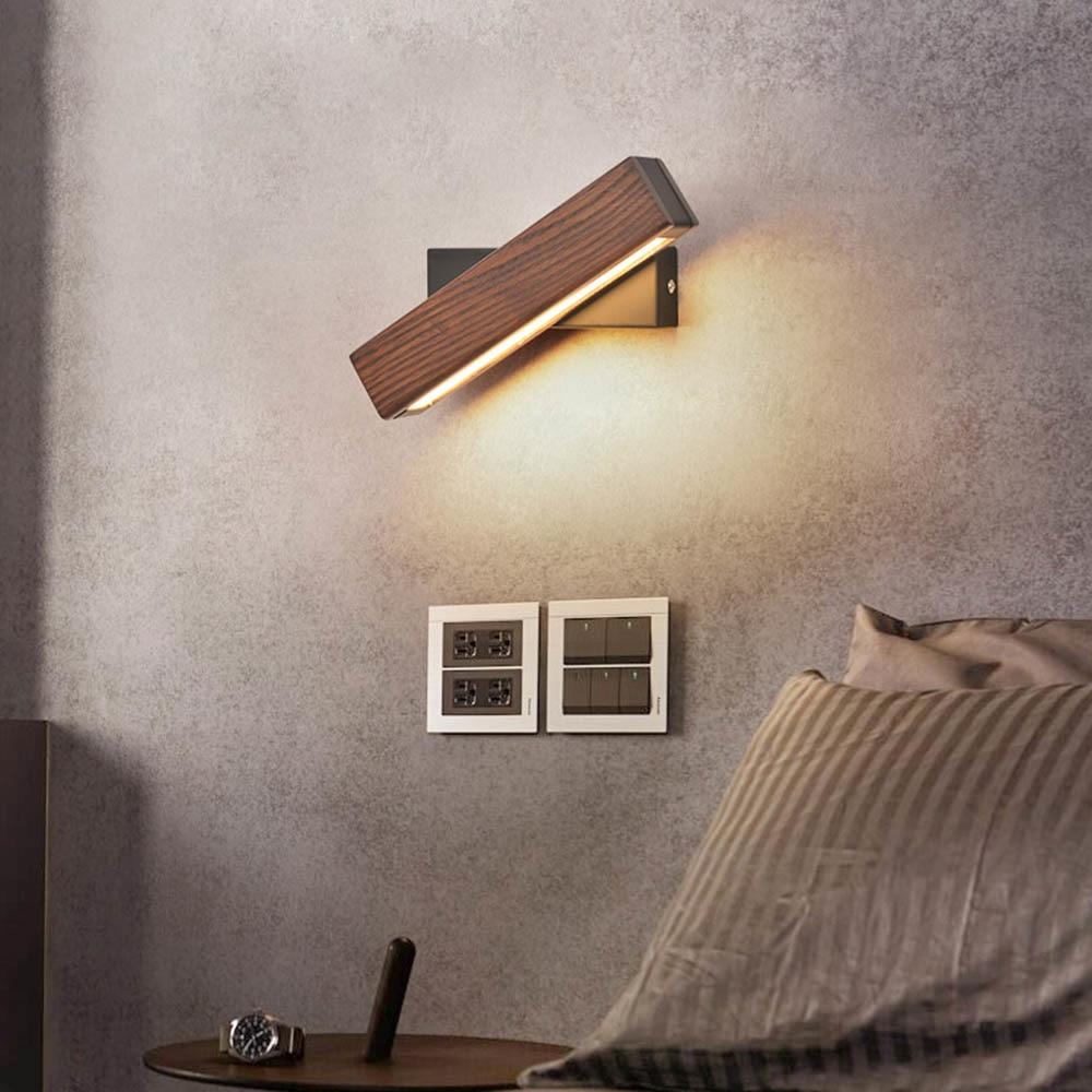Elegant Wooden Wall Sconce 0