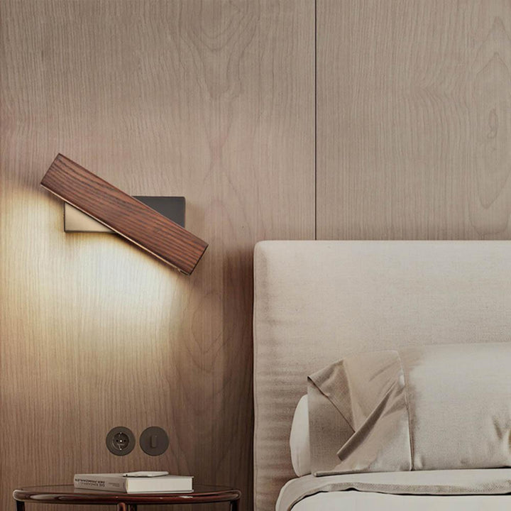 Elegant Wooden Wall Sconce 2