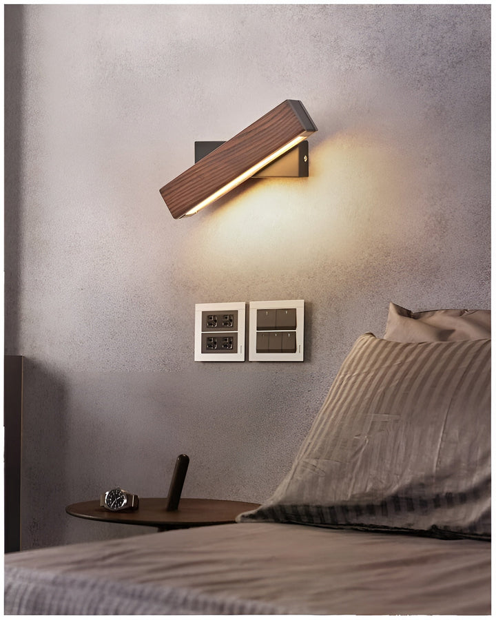 Elegant Wooden Wall Sconce 4