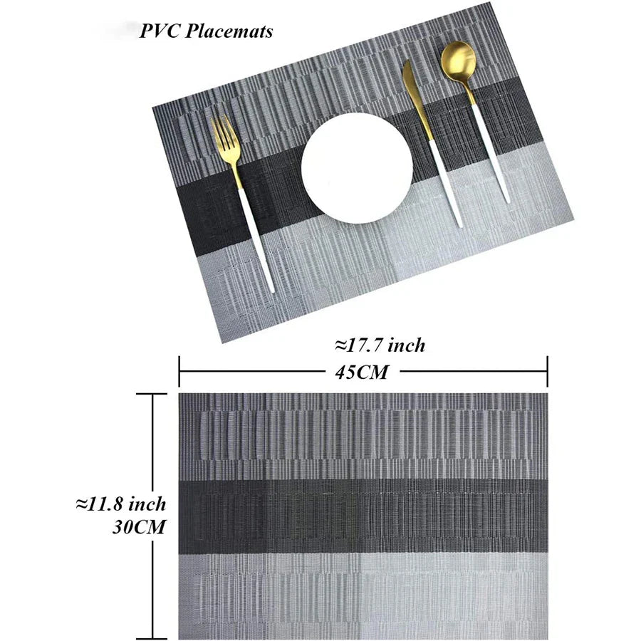 Elegant Woven Placemats 6