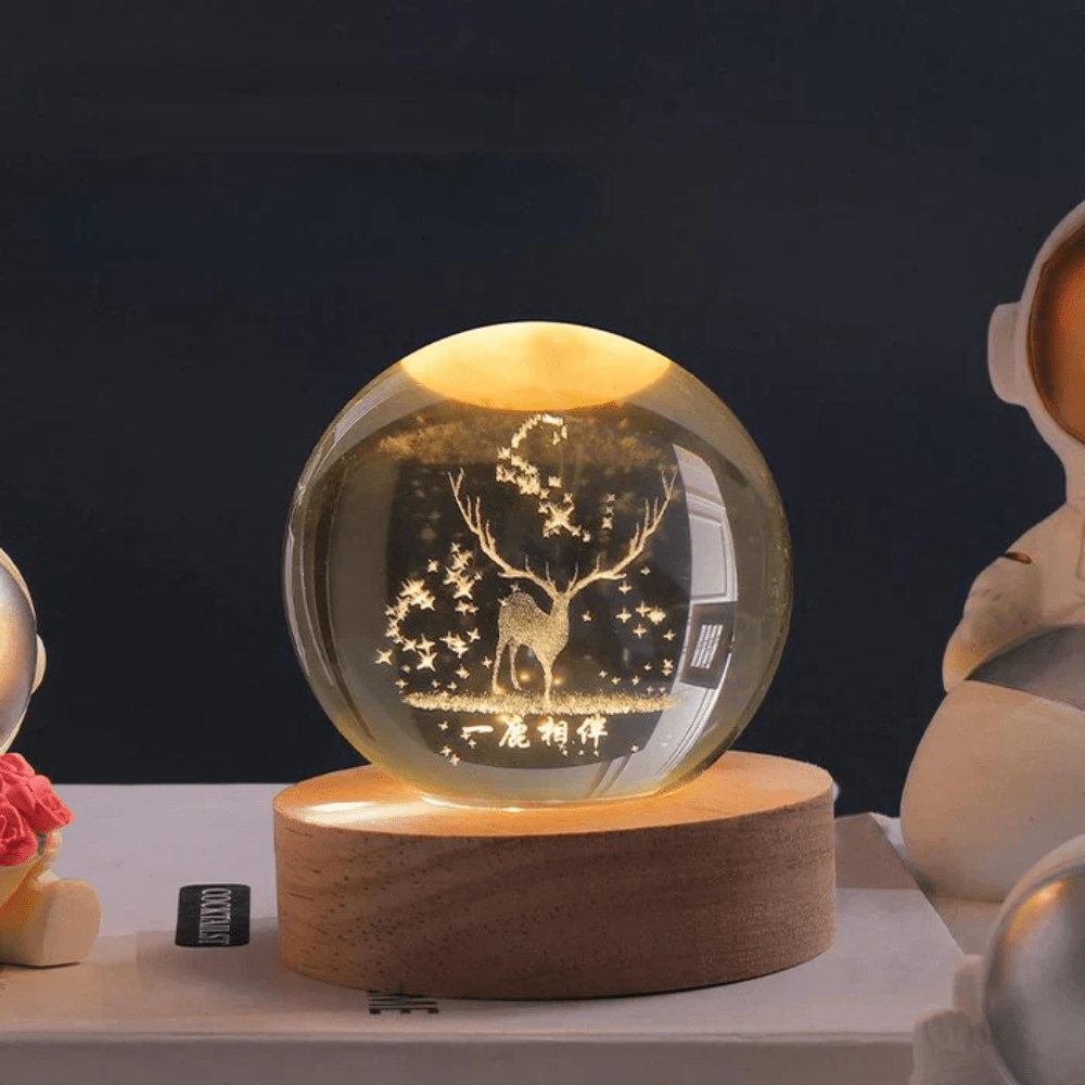 Enchanting Glass Bedside Lamp 7