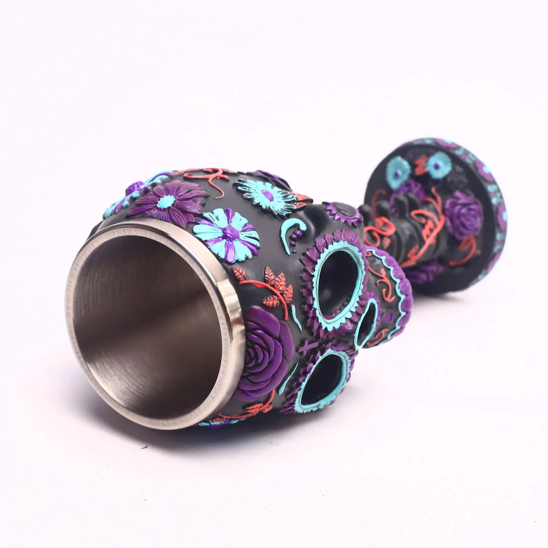 Skull Head Resin Wine Cup