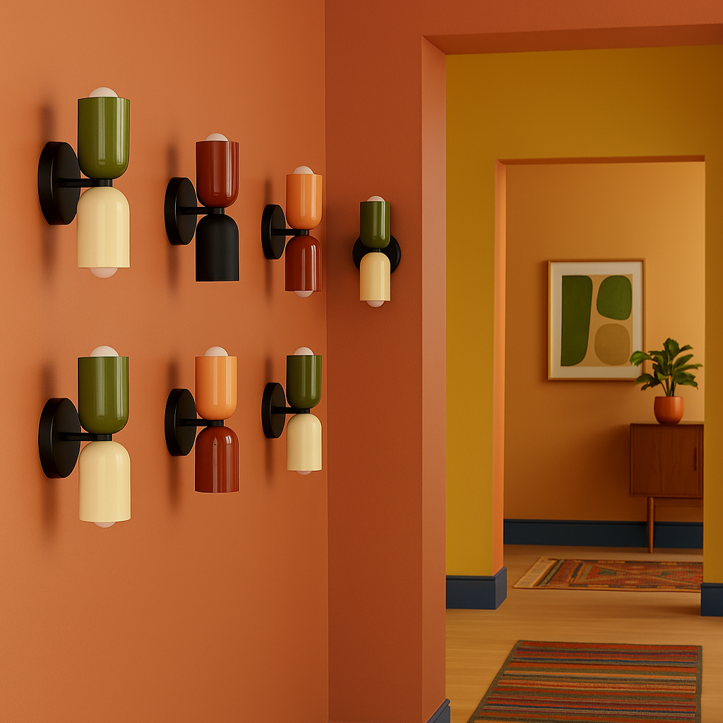 Bold Matte Twin-Bulb Sconce