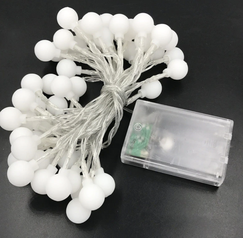 Multi-Shape LED String Lights length comparison