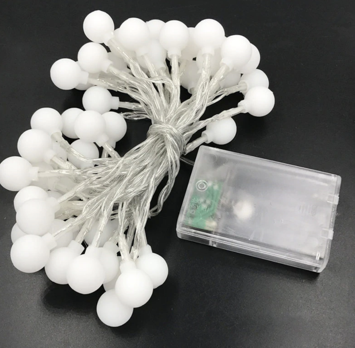 Multi-Shape LED String Lights length comparison