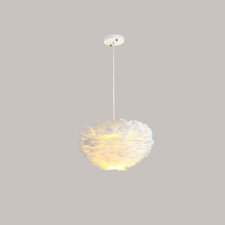 Feather Chandelier Light 0