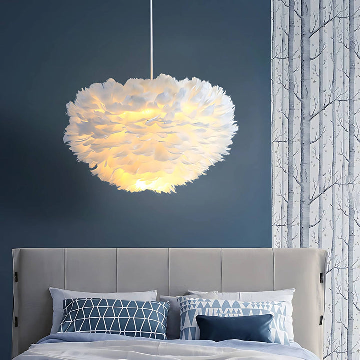 Feather Chandelier Light 4