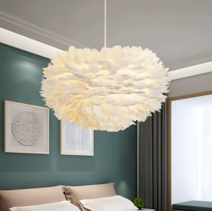 Feather Chandelier Light 6