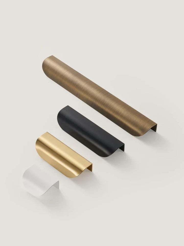 Curved Folded-Edge Cabinet Pull