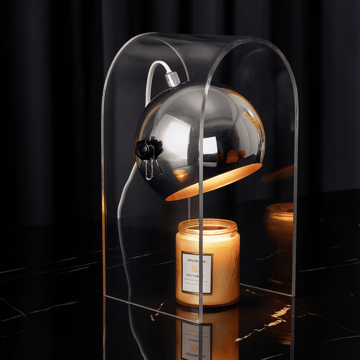 Frosted Glass Wax Warmer Lamp 0