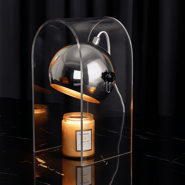 Frosted Glass Wax Warmer Lamp 1
