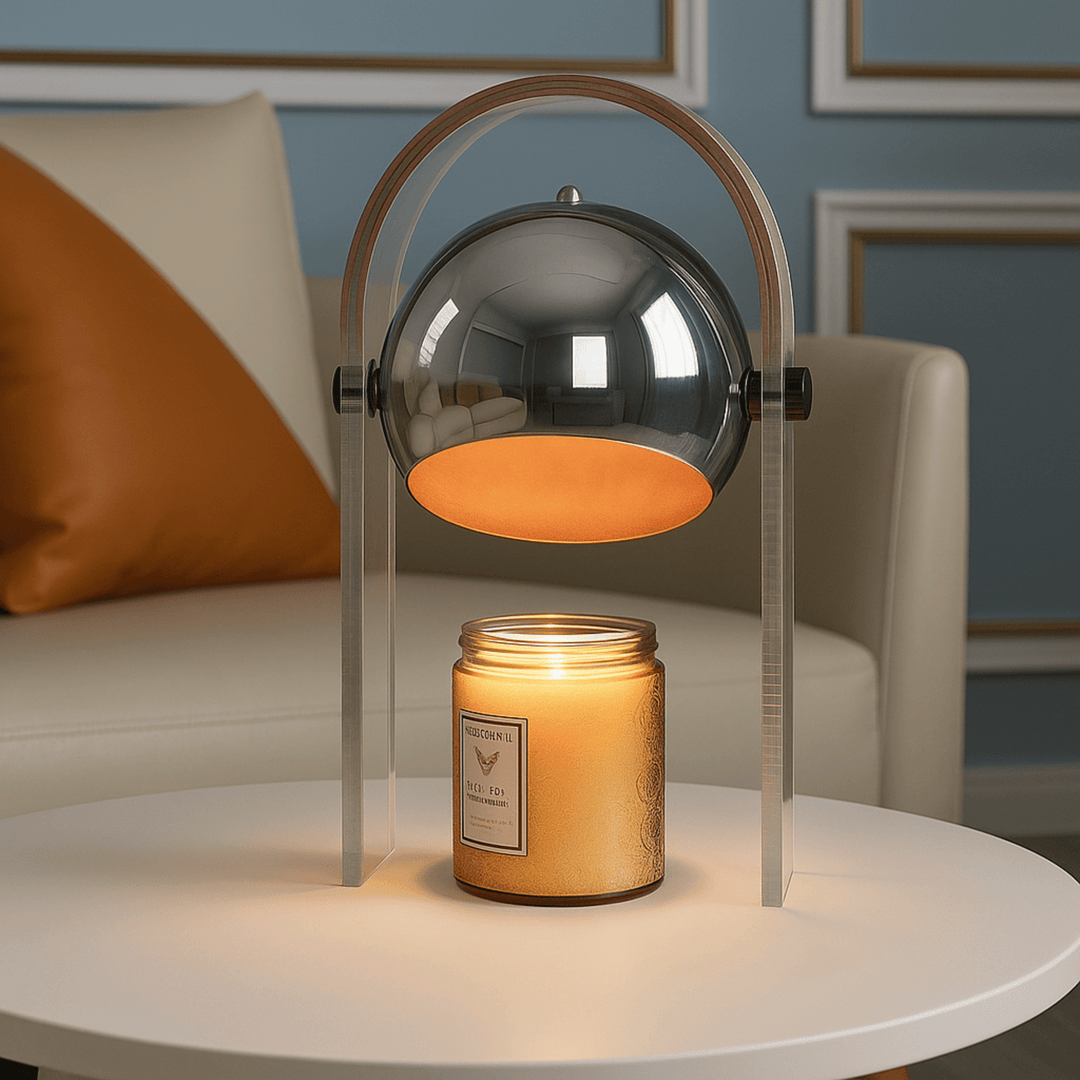 Frosted Glass Wax Warmer Lamp 3