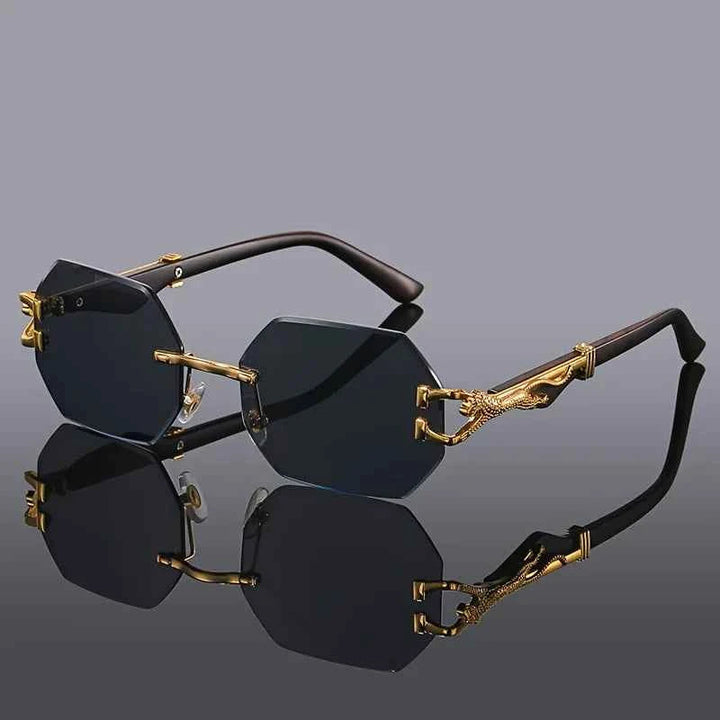 Geometric Leopard Sunglasses 4