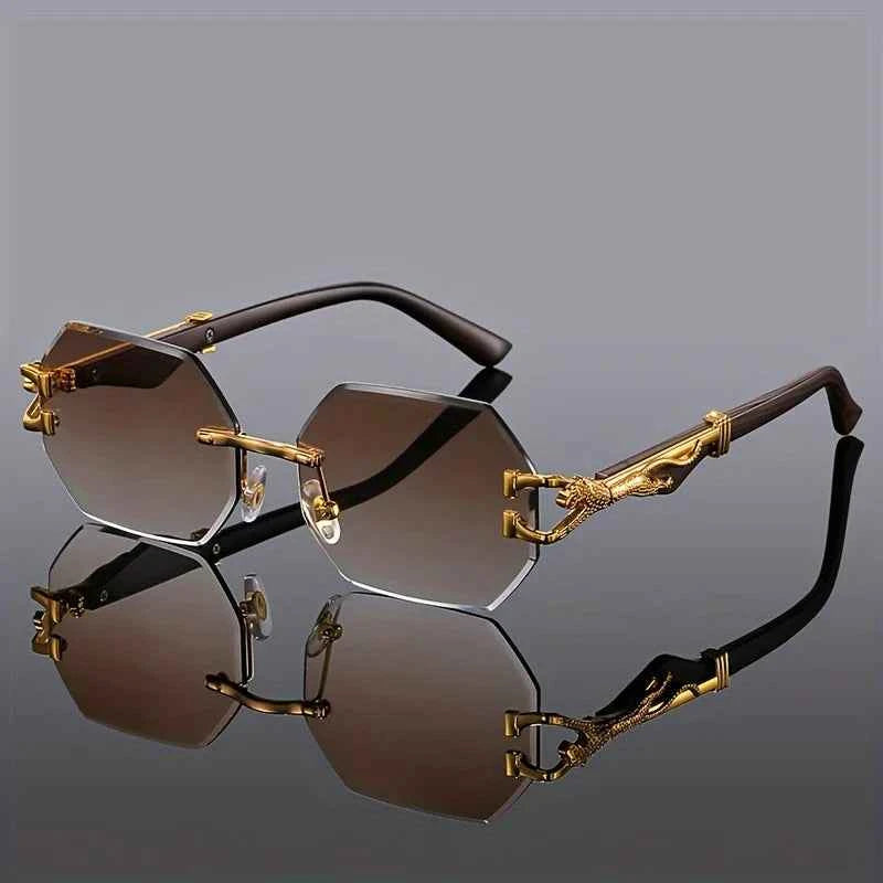 Geometric Leopard Sunglasses 5