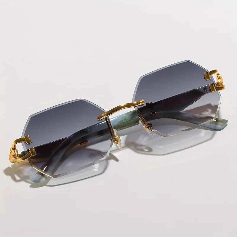 Geometric Leopard Sunglasses 7