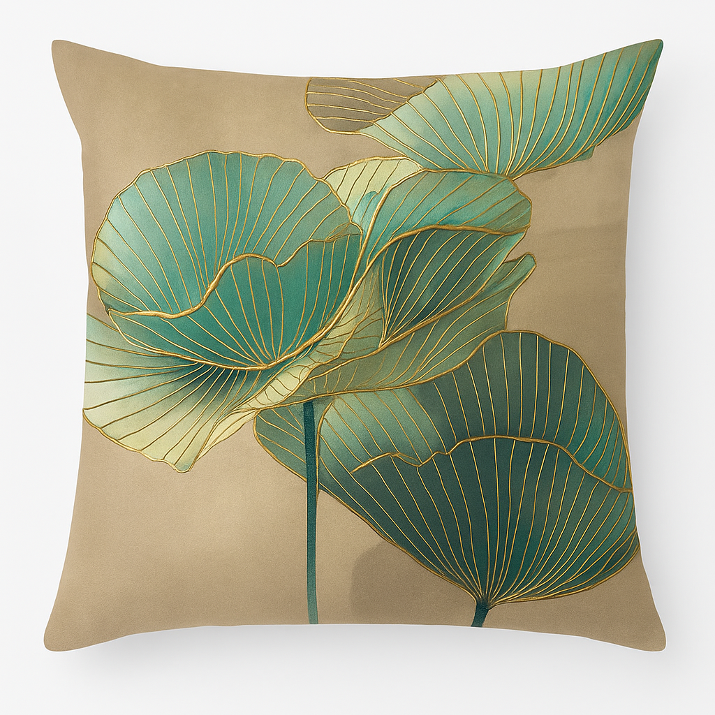 Ginkgo Floral Sofa Cushion Cover 0