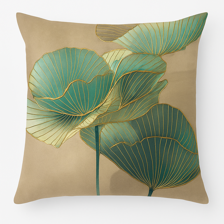 Ginkgo Floral Sofa Cushion Cover 0