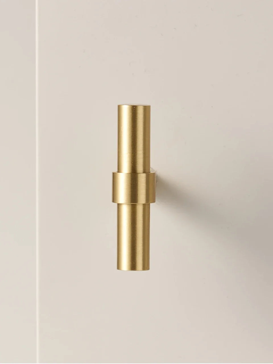 Solid Brass Stepped Ring Cabinet Pull