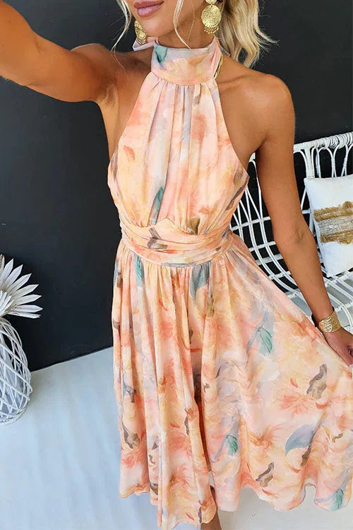 Graceful Floral Maxi Dress 3