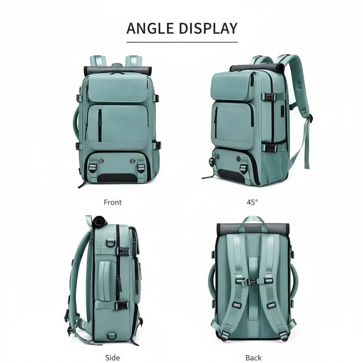 Water-Resistant USB Travel Backpack