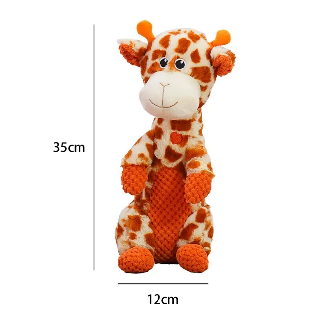 Velvet Plush Squeaker Chew Toy